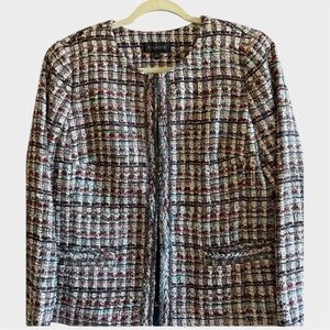 Talbots Adele Tweed Ladies Jacket S 10 Retail $159 Office Old Money New w/ Tags